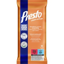 Presto Vlhčené utierky na podlahy, 16 ks