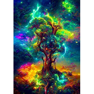 Enjoy - Puzzle Cosmic Tree of Life - 1 000 piese