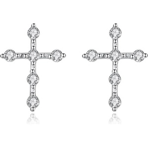 Silenti Jewelry Сребърни обеци "Вяра