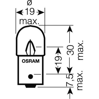 Osram Standard R10W BA15s 24V 10W 10ks