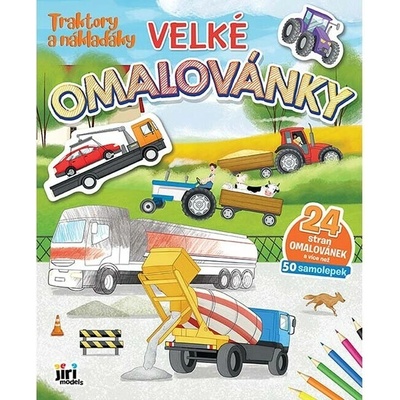 Jiri Models Veľké omaľovánky Traktory a nákladiaky