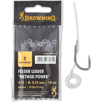 BROWNING Feeder Leader Method Power Pellet Band bronze 10cm 6ks veľ.16 0,20mm