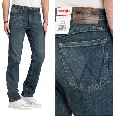 Wrangler River Regular modré rovné