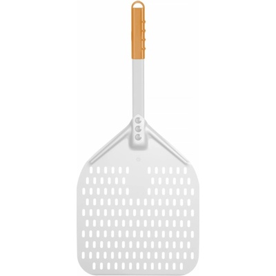 HENDI Lopatka na pizzu s perforáciou a krátkou rukoväťou, štvorcová, HENDI, 300x660mm