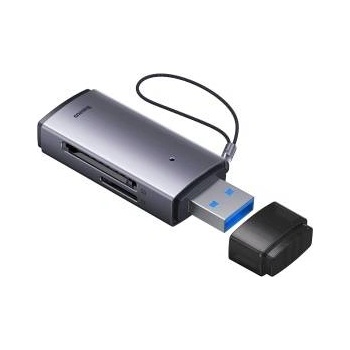 Baseus Lite Series USB-A Card Reader Grey