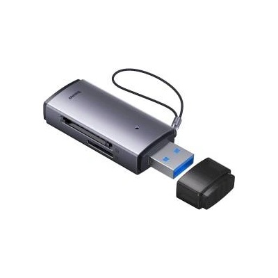 Baseus Lite Series USB-A Card Reader Grey