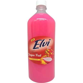 ELVI течен сапун, Delux, 1000мл, Dragon Fruit
