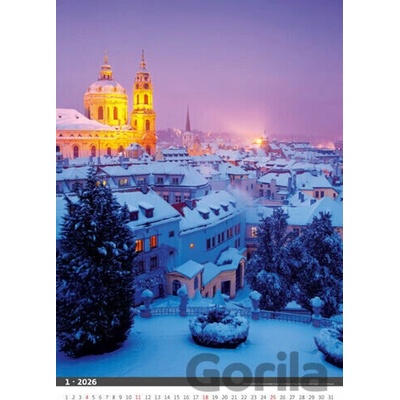 Praha nástěnný autor neuvedený 2026