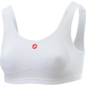 Castelli Дамско горнище Castelli Women's Rosso Corsa Bra Cycling undershirt - White (114-1439-0212)