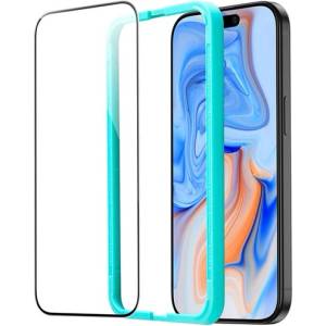 ESR iPhone 16 Plus ESR Защитно стъкло за екран 2.5D, 9H + рамка, черно GP-150377 (GP-150377)