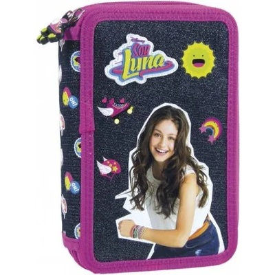 DERFORM Ученически несесер Derform Disney - Soy Luna, 2 ципа (51618)