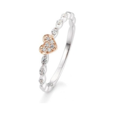 Sofia Diamonds zlatý prsteň s diamantmi BE41 05710 Y R