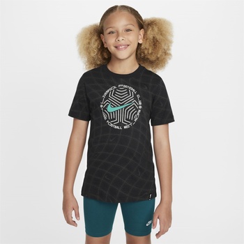 Nike Юношеска футболна фланелка Nike Liverpool Football T-Shirt Junior - Black