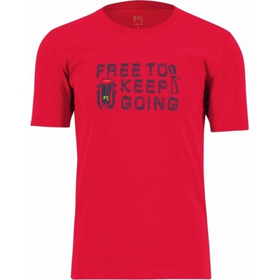 Karpos Crocus T-Shirt Fiery Red/Midnight