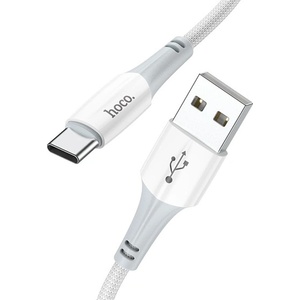 hoco. X70 кабел за данни USB - Type-C, 100 см, БЯЛ X70_USB_TYPEC_W (X70_USB_TYPEC_W)