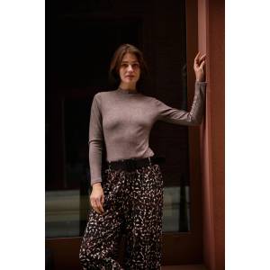 Moodo Кафява тениска с яка Moodo Moodo | Kafyav | ЖЕНИ | XS - zoot - 30,39 лв