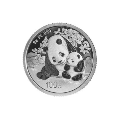 China Mint / Shanghai Mint platinová mince Panda 2024 3 g – Zbozi.Blesk.cz