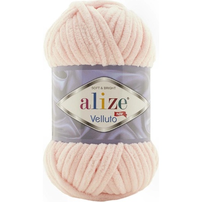 Alize příze Velluto 340 růžově meruňková
