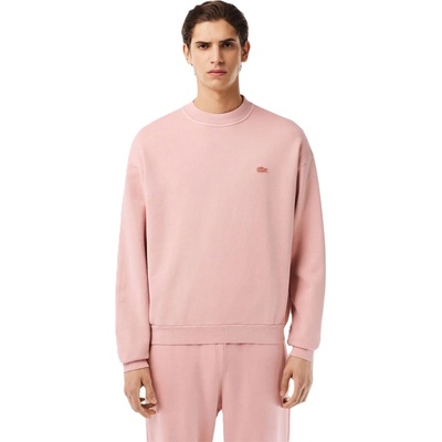 Lacoste Блуза Lacoste Tonal Embroidered Sweatshirt - Eco Pink