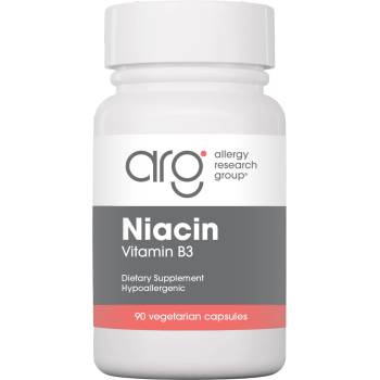 Allergy Research Group Ниацин (витамин В3) - 90 вег. капсули