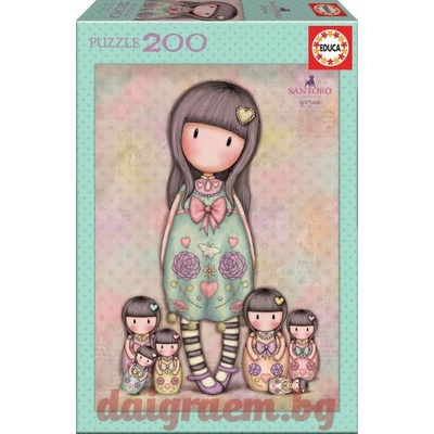 Educa Пъзел EDUCA 17192 - 200 части - Gorjuss, Седем сестри (EDU17192)