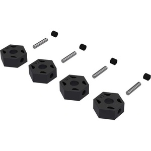 Arrma шестостенен държач за колело 12mm, алуминий (4)