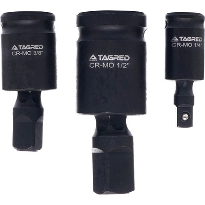 Tagred Съединителни ударни гнезда 1/2" 1/4" 3/8", комплект от 3 бр. ta4211 (ta4211)