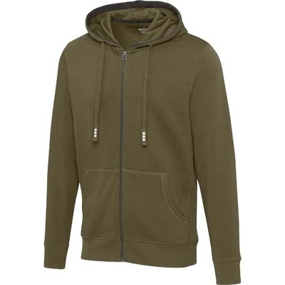 Arora s kapucí zip v celé délce Forest Green