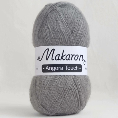 Makaron Angora Touch šedá