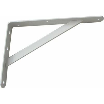 Konzole s podpěrou zátěžová KP3 330x500x30x4,5mm, bílá