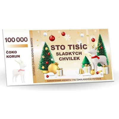 Selllot Mléčná s mandlemi a malinami Bankovka Sto tisíc sladkých chvilek 175 g