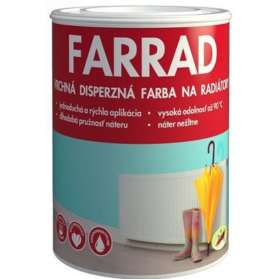 PAM FARRAD 0,5 KG FARBA NA RADIÁTOR BIELA