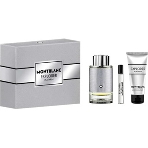 Mont Blanc Explorer Platinum Комплект Парфюмна вода EDP за мъже 100 мл + 7.5 мл + Душ гел 100 мл
