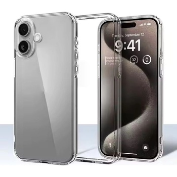 Cyoo Силиконов калъф за Apple iPhone 16, прозрачен (123619)