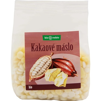bio*nebio Kakaové máslo pecičky Bio 150 g
