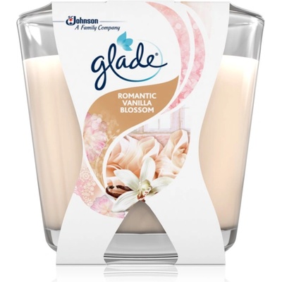 Glade Romantic Vanilla Blossom ароматна свещ 70 гр