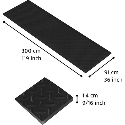 Notrax 479 Cushion Trax černá 91cm x 300cm