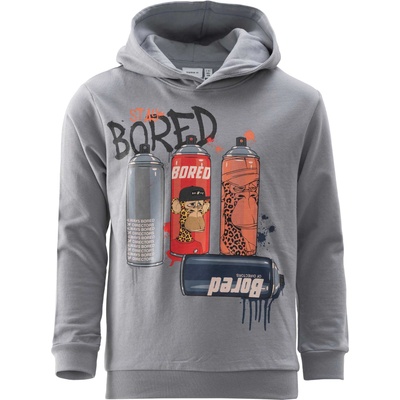 NAME IT Суитшърт nkmsafe bod nreg sweat wh bru box sky