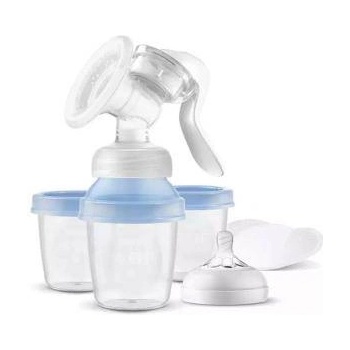 Philips Ръчна помпа за изцеждане на кърма с чаши VIA Philips-Avent Natural Motion, 0760160