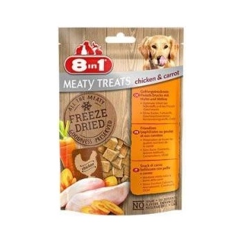 8in1 Dog Freeze Dried Chicken & carrots 50 g