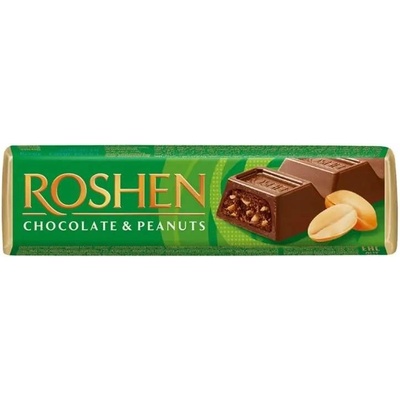 Roshen mléčná arašídy 40 g