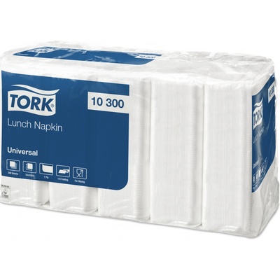 Tork ubrousky papírové 1V obědový bílá 33x33cm