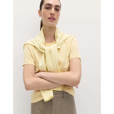 Marks & Spencer Тениска от чист памук Marks & Spencer жълта Marks & Spencer | Zhalt | ЖЕНИ | 8