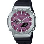 Casio G-Shock GBM-2100A-4BER Мъжки часовник Розово-черен, Bluetooth, Слънчева енергия, GPS Flight Log, Neo-Retro, 200м Часовници