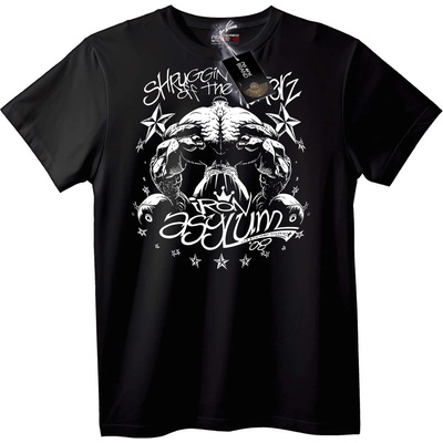 NOONEBRAND Тениска Iron Asylum свиване - 2XL, White