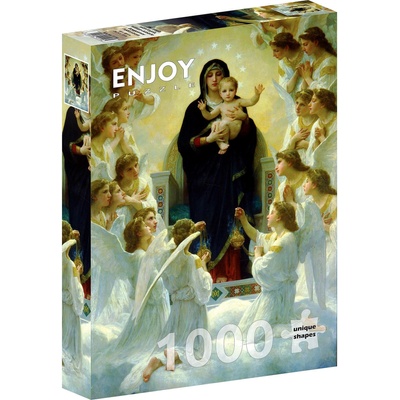 Enjoy Пъзел Enjoy - William Bouguereau, The Virgin With Angels, 1000 части (5949194011162)