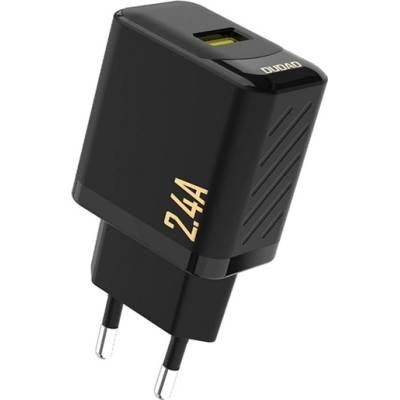 Dudao a23 мрежово зарядно устройство с usb изход 2, 4 a, ЧЕРНО gp-190467 (gp-190467)