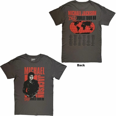 Michael Jackson Bad World Tour '88 šedá