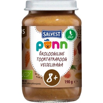 Salvest Ponn BIO Говеждо месо с елда и зеленчуци 190 г