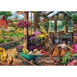 Schmidt Spiele - Puzzle Jeff Haynie: Garden house Abri de jardin - 1 000 piese